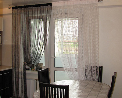 нитяные шторы, шторы нити, веревочные шторы