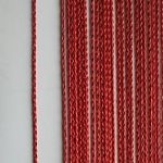Нитяной занавес плотные шторы Tripolina NTR-05, красный