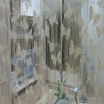 Штора нитяная жаккард Бабочка №75-14, 1.4мх1.6м