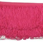1м Баxрома шелковая петельная шириной 10см, фуксия (уп)