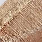 1мм Занавеска нитяная бежевая на кулиске, 50смх2м   