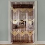 1шт Штора декоративная занавес на карнизе 90х190см, бамбук        