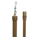 1м Водитель для шторы Цилиндр металлический на заказ, бронза