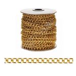 Декоративная цепочка металлическая Хай-тек 10х7мм    