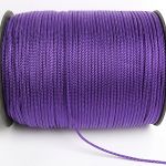 4мм Шнур декоративный полиэстер в катушке, фиолетовый (уп) 