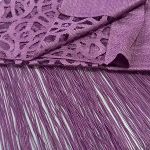 Нитяная штора с узором однотонная на кулиске, ш2xв1.6м  