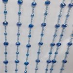 Декоративная штора из бус на карнизе Шарик 80х175см     