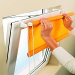 (м2) Рулонные тканевые шторы с управлением цепочкой, MINI