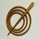 1шт Заколка декоративная подхват на нитяные шторы №8, пластик