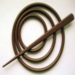 1шт Заколка декоративная подхват на нитяные шторы №23, пластик