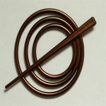 1шт Заколка декоративная подхват на нитяные шторы №9, пластик