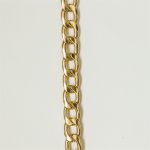 ✂Декоративная цепочка металлическая Хай-тек 127z, 1х1.6см