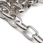Декоративная цепочка металл Хай-тек 12.4ммх10.1мм, серебро