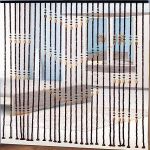 1шт Штора декоративная на карнизе 90х177см, бамбук         