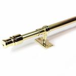 1шт Карниз Кафе раздвижной от 55см до 225см металл D12, латунь