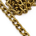 Декоративная цепочка алюминиевая Хай-тек 15.3х10мм, антик  