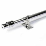 1шт Карниз Кафе раздвижной от 55см до 225см металл D12, хром