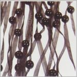 Жемчуг на полосках органзы Garden 535723v7, 90смх2м            