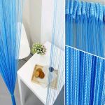 Нитяные шторы в интерьере| фото 