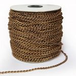 Декоративная цепочка металлическая Хай-тек 0403a, 4.4х6.5мм