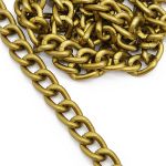 Декоративная цепочка алюминиевая Хай-тек 14.2х10.3мм, антик 