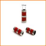 Наконечник металлический для шнура 3.5мм, цилиндр (уп) 