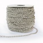 Декоративная цепочка металлическая Хай-тек 0403-2020s, 6х8.2мм  