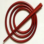 1шт Заколка декоративная подхват на нитяные шторы №10, пластик