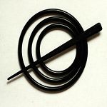 1шт Заколка декоративная подхват на нитяные шторы №11, пластик